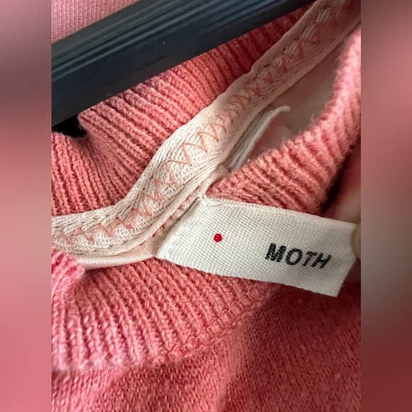 Anthropologie MOTH colorblocked sweater front / rayon back - Picture 3 of 4